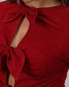 Red bodysuit