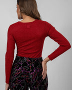 Red bodysuit