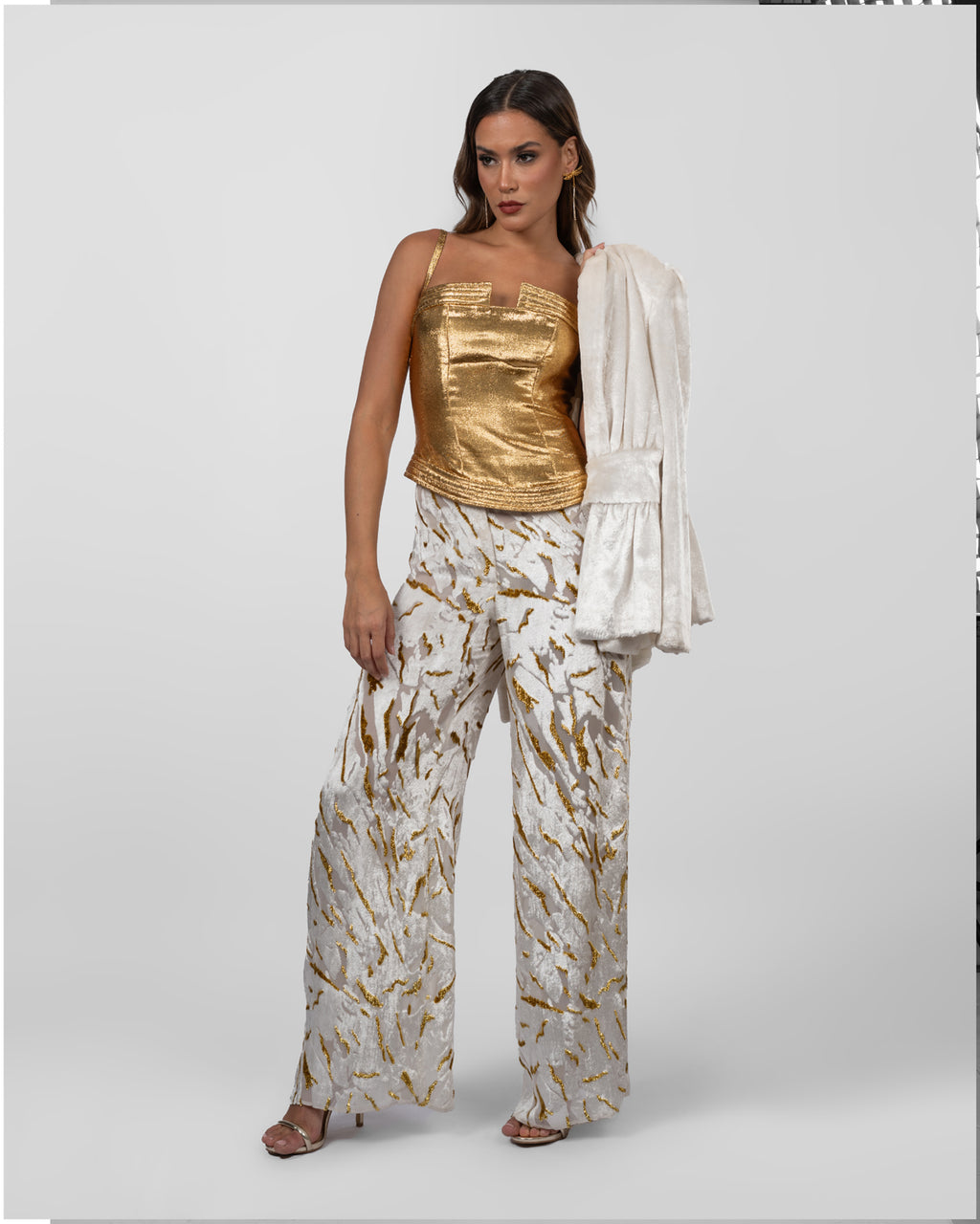 White Velvet Jacket