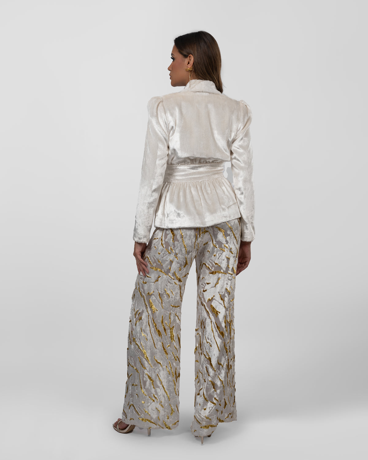White Velvet Jacket