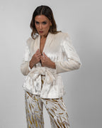 White Velvet Jacket