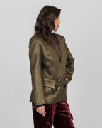 Brocade Fitted Blazer