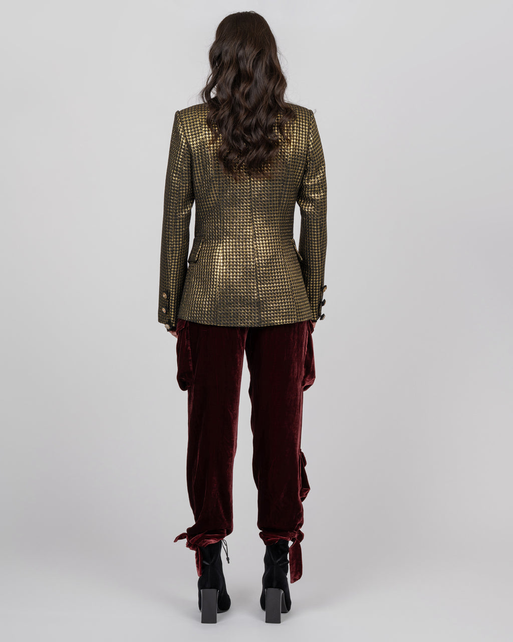 Brocade Fitted Blazer