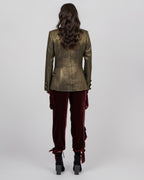 Brocade Fitted Blazer