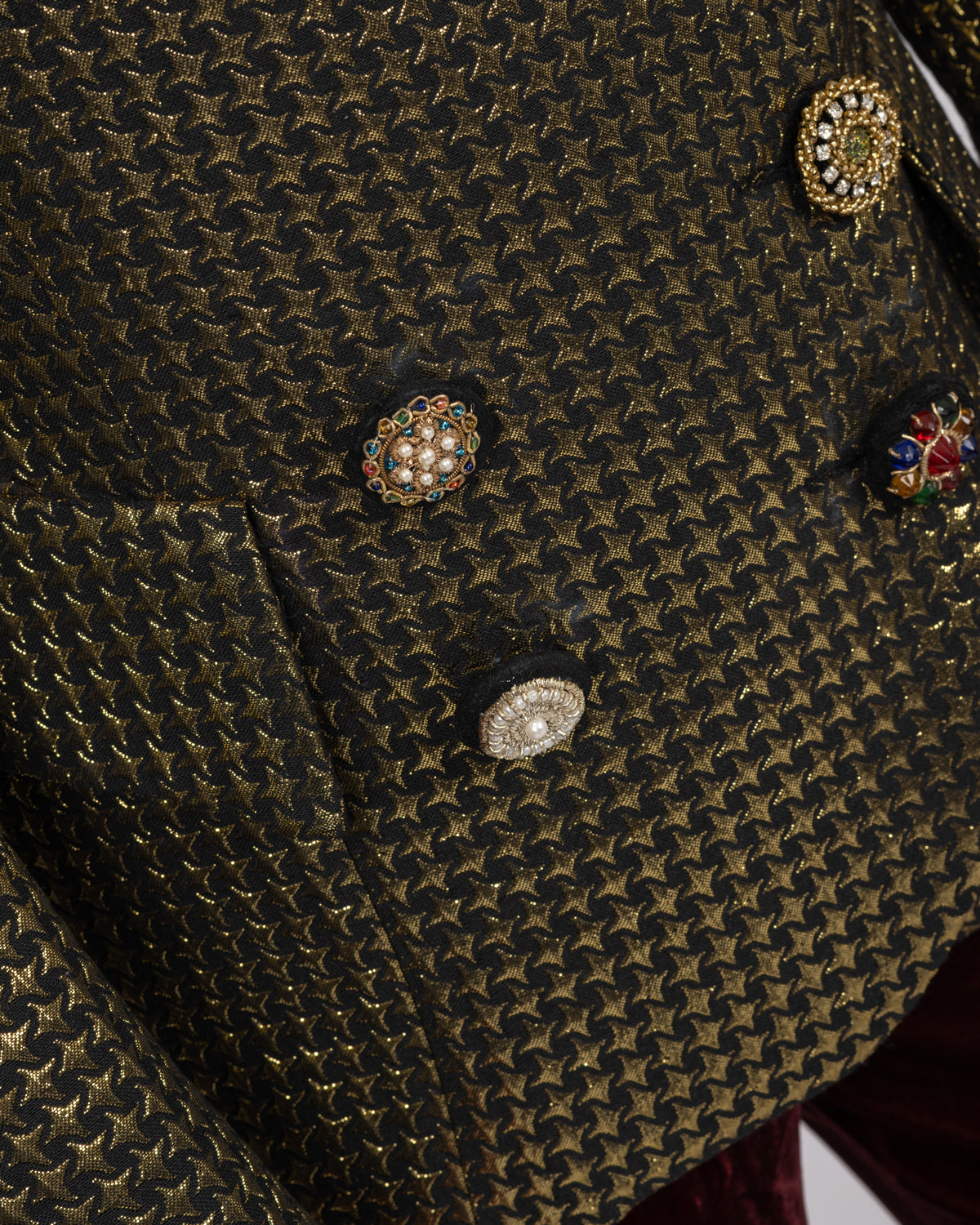 Brocade Fitted Blazer
