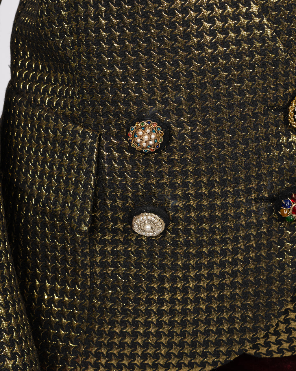 Brocade Fitted Blazer