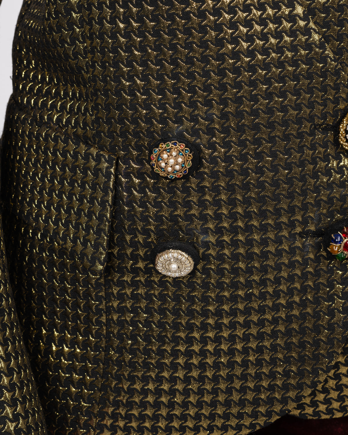 Brocade Fitted Blazer
