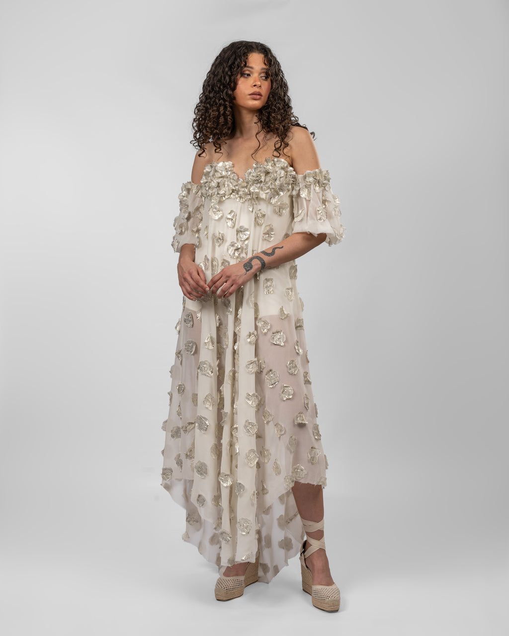 Off-White Asymmetric Dress