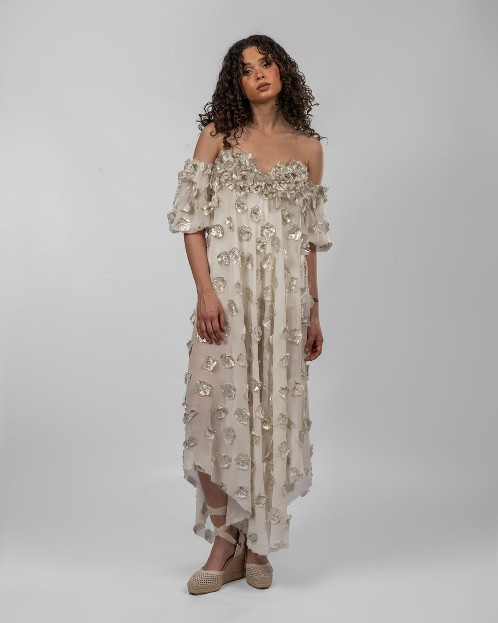 Off-White Asymmetric Dress