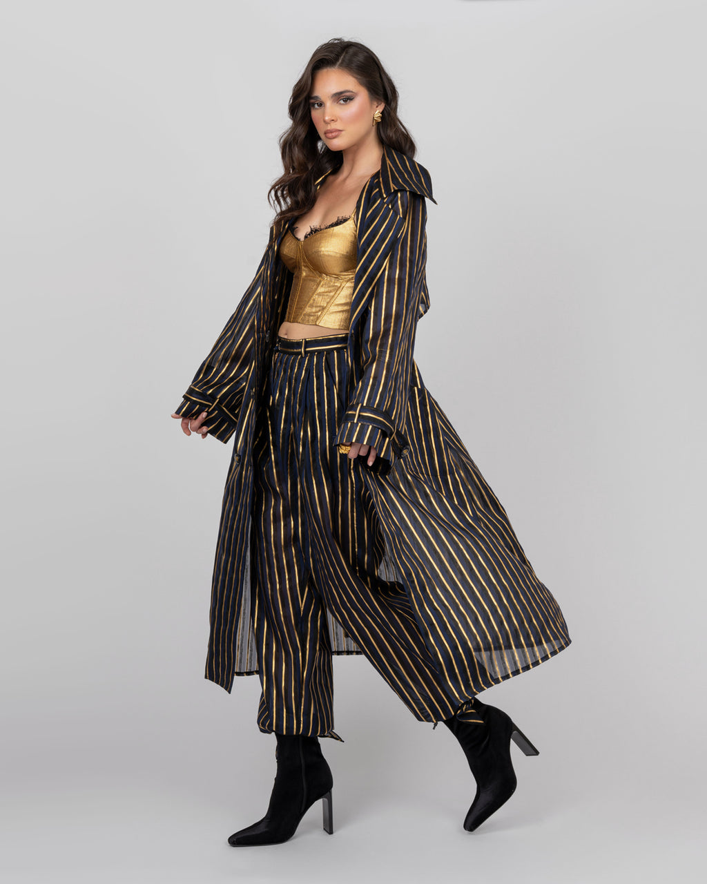Organza Trench Coat
