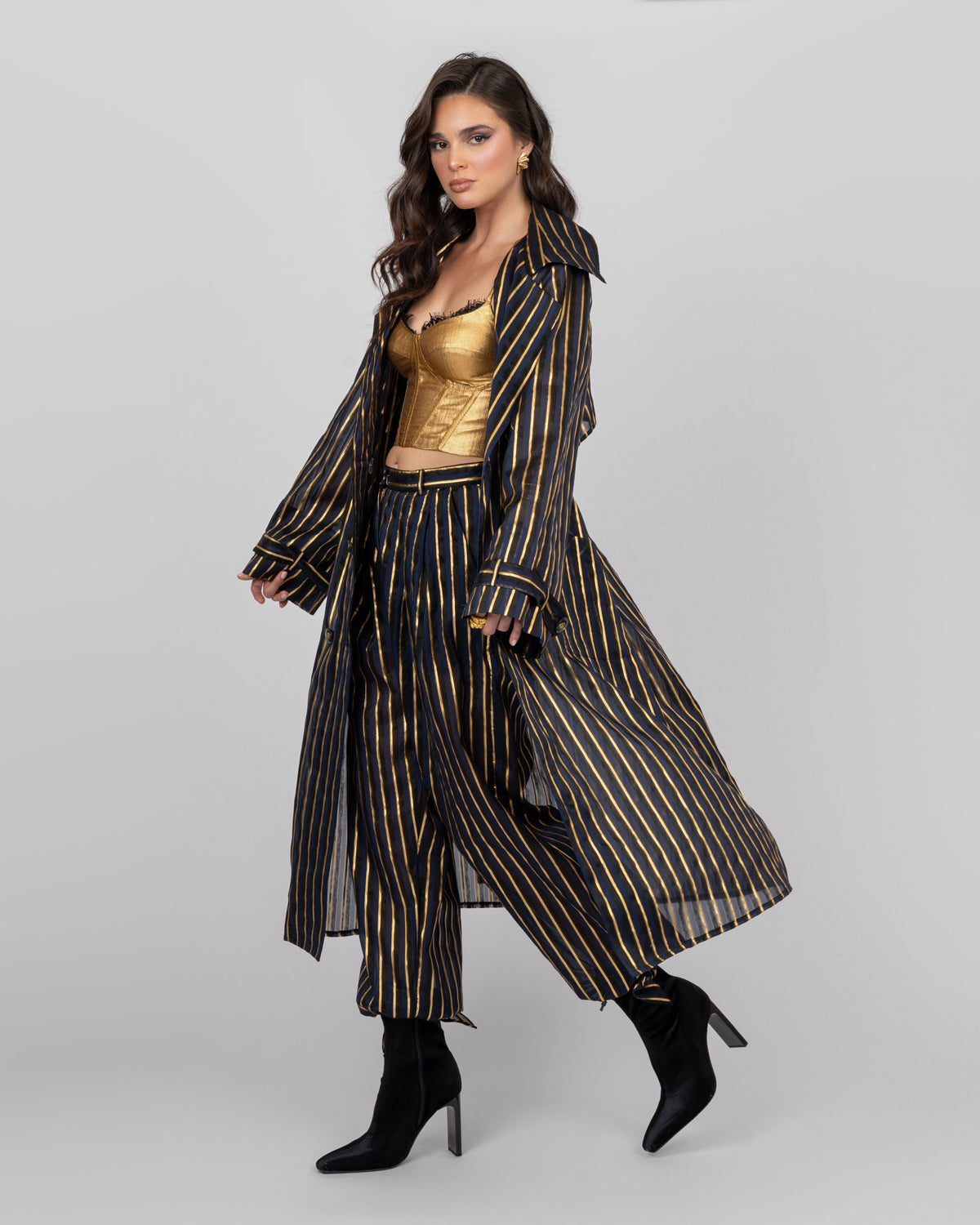 Organza Trench Coat