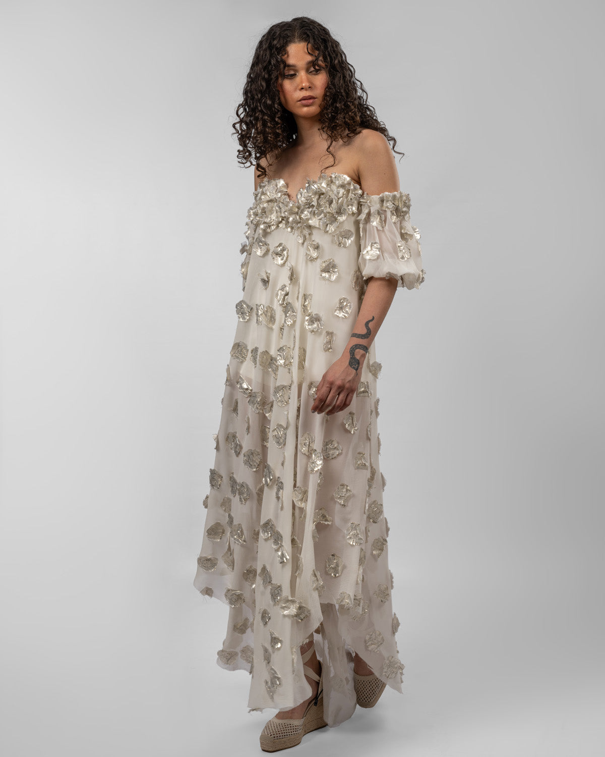 Off-White Asymmetric Dress