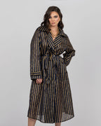 Organza Trench Coat