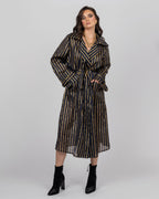 Organza Trench Coat
