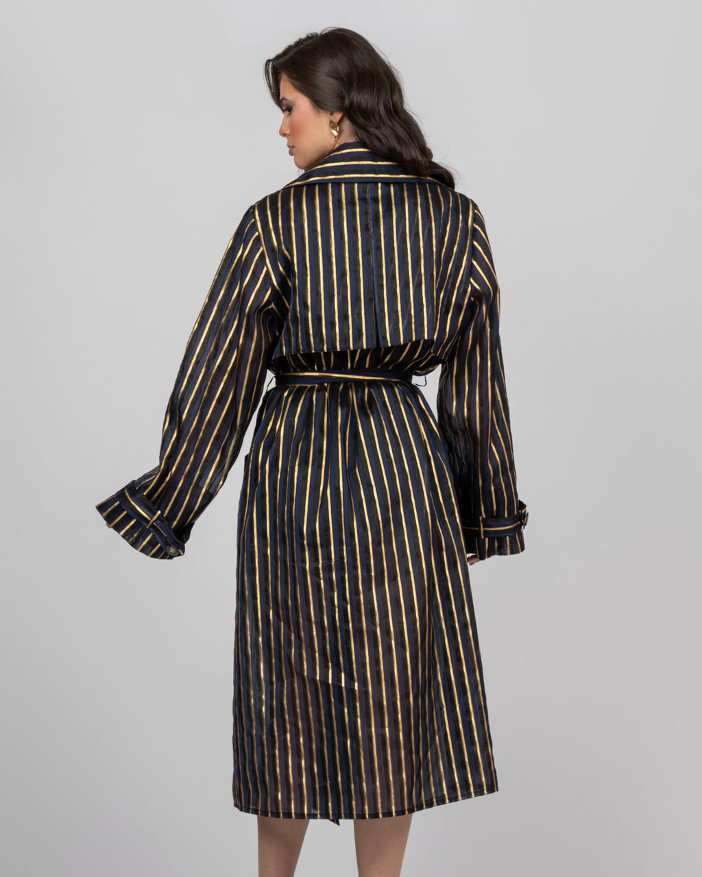 Organza Trench Coat