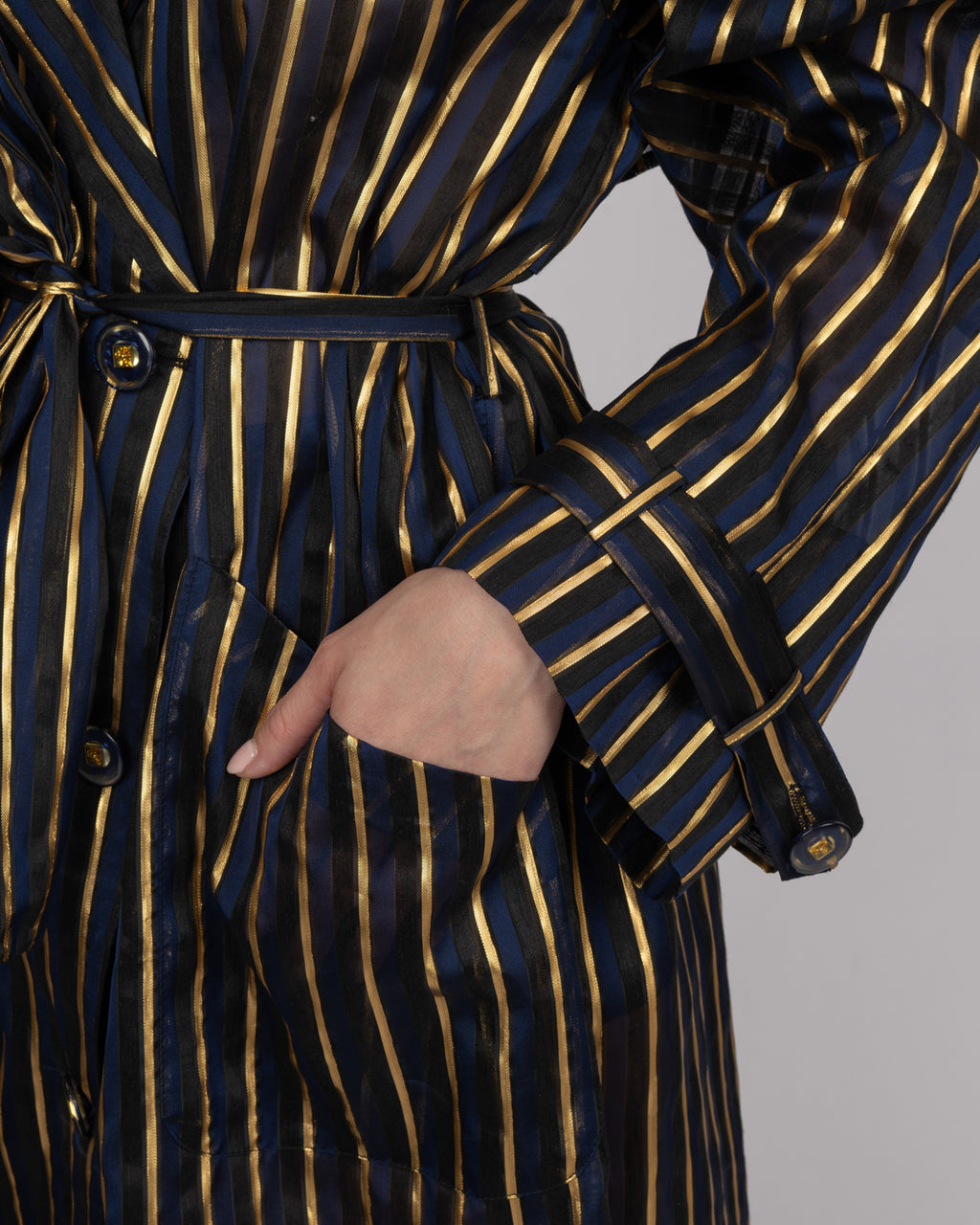 Organza Trench Coat