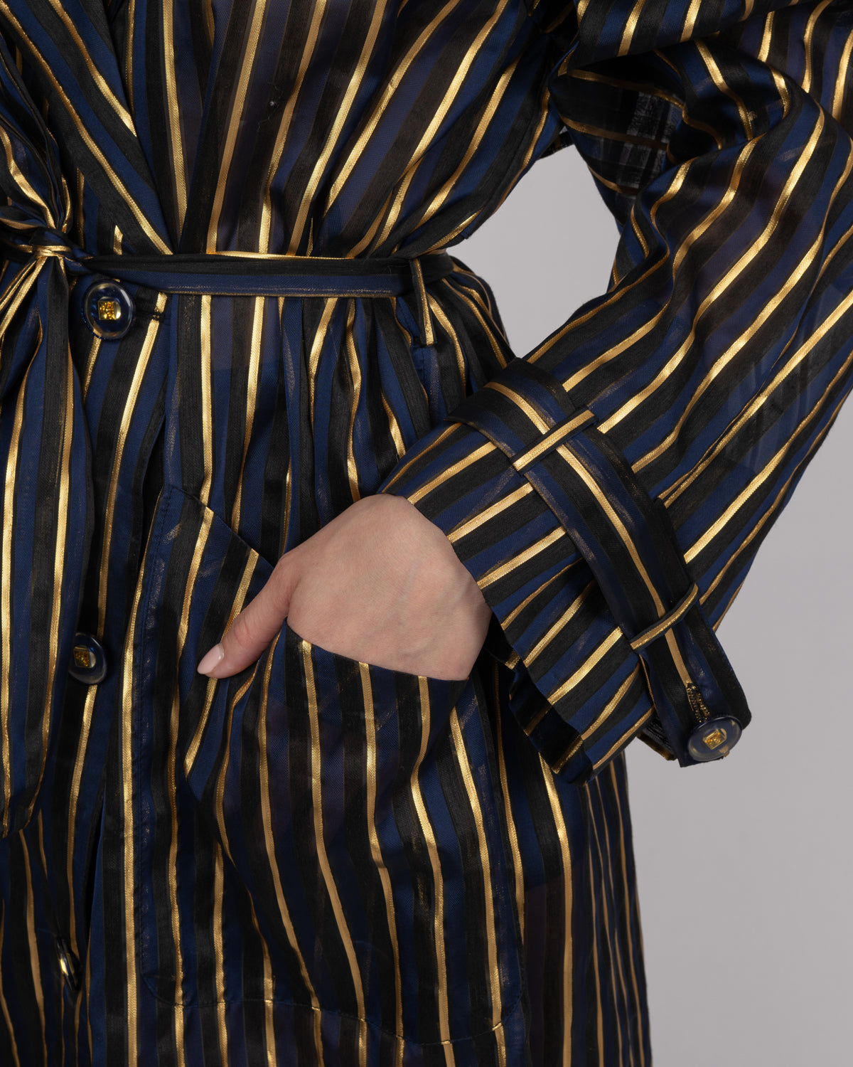 Organza Trench Coat