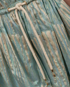Printed Italian Organza Balloon Dress