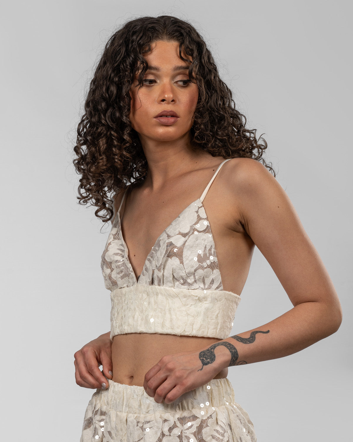 White Bralette