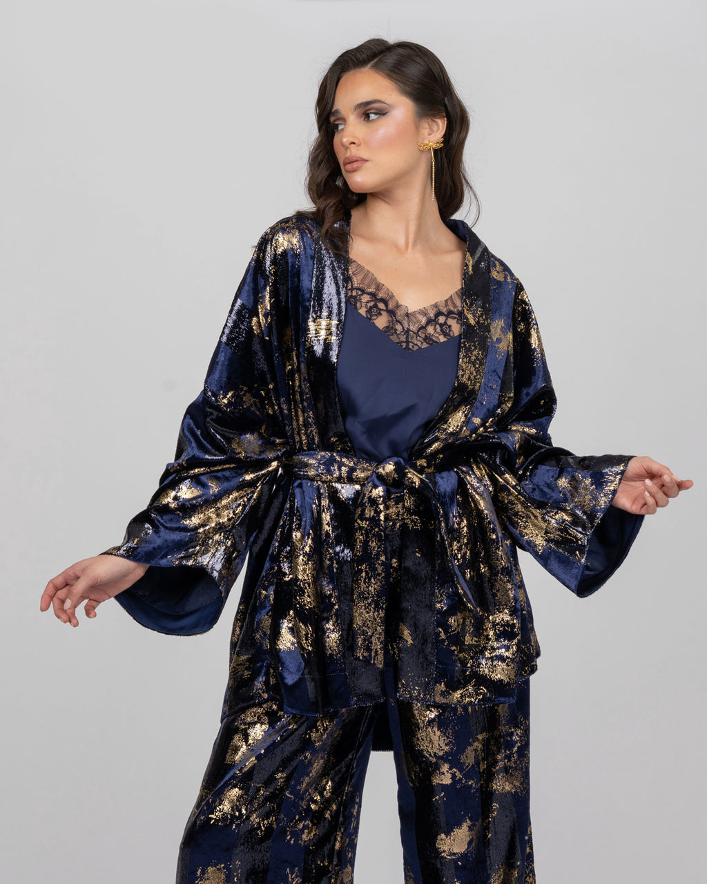 Silk Velvet Kimono
