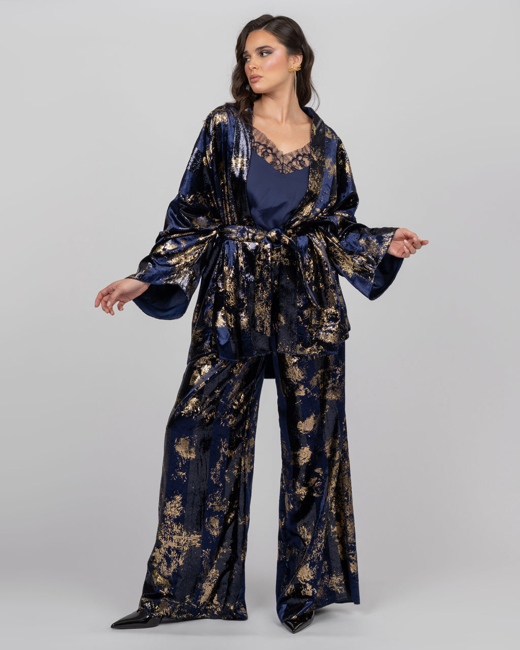 Silk Velvet Kimono
