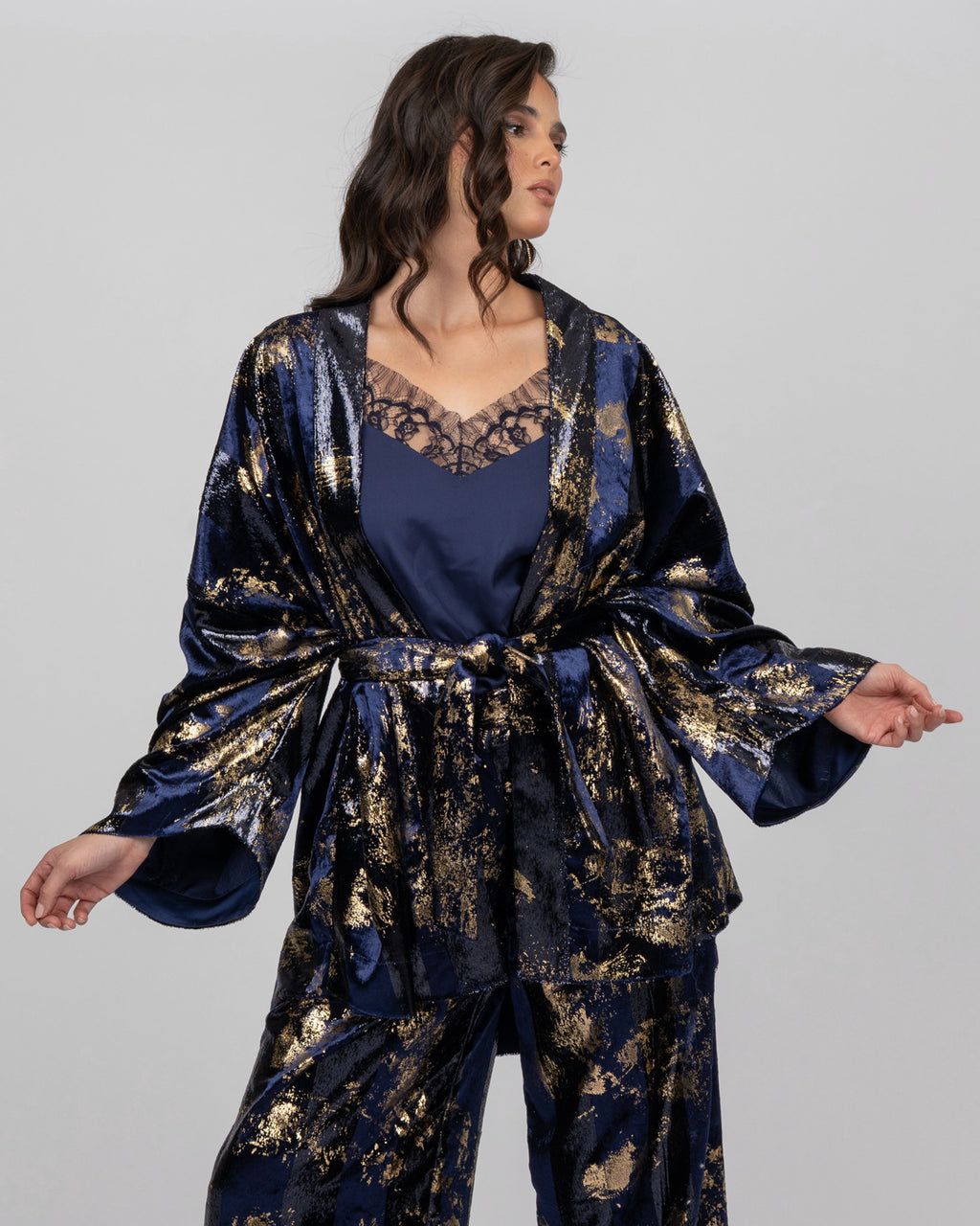 Silk Velvet Kimono