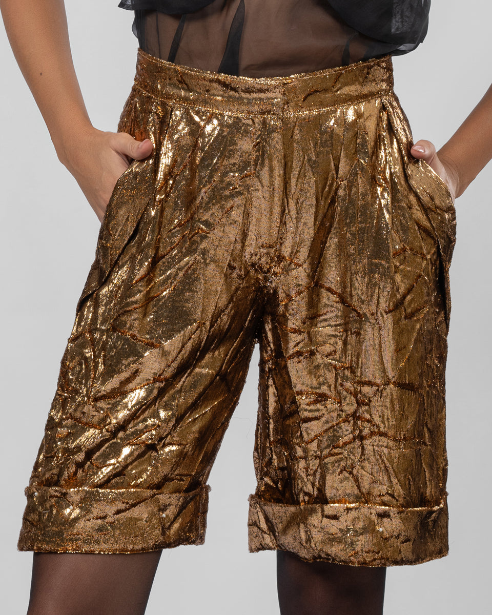 Gold shorts