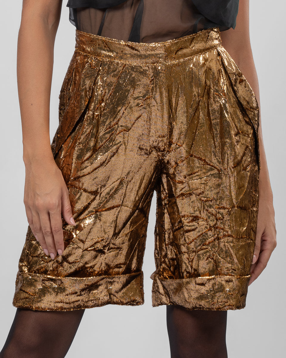 Gold shorts
