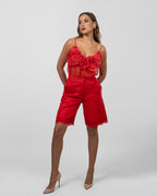 Red shorts