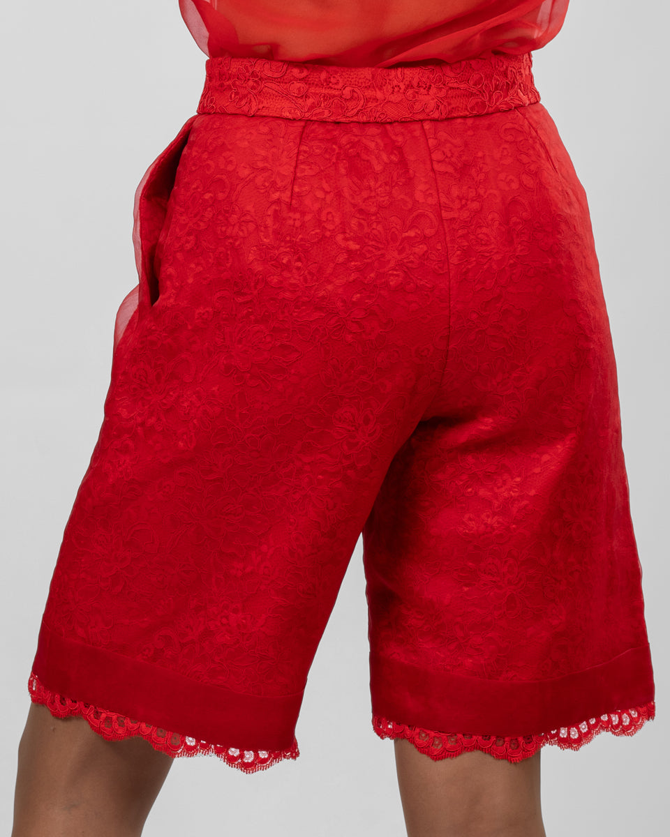 Red shorts