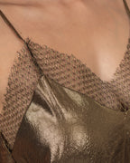 Silk Camisole Top - Gold