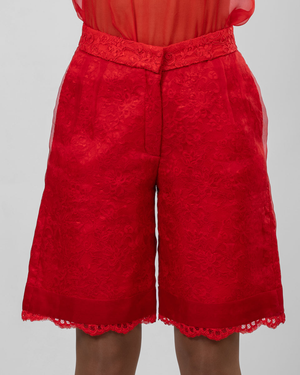 Red shorts