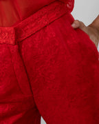 Red shorts