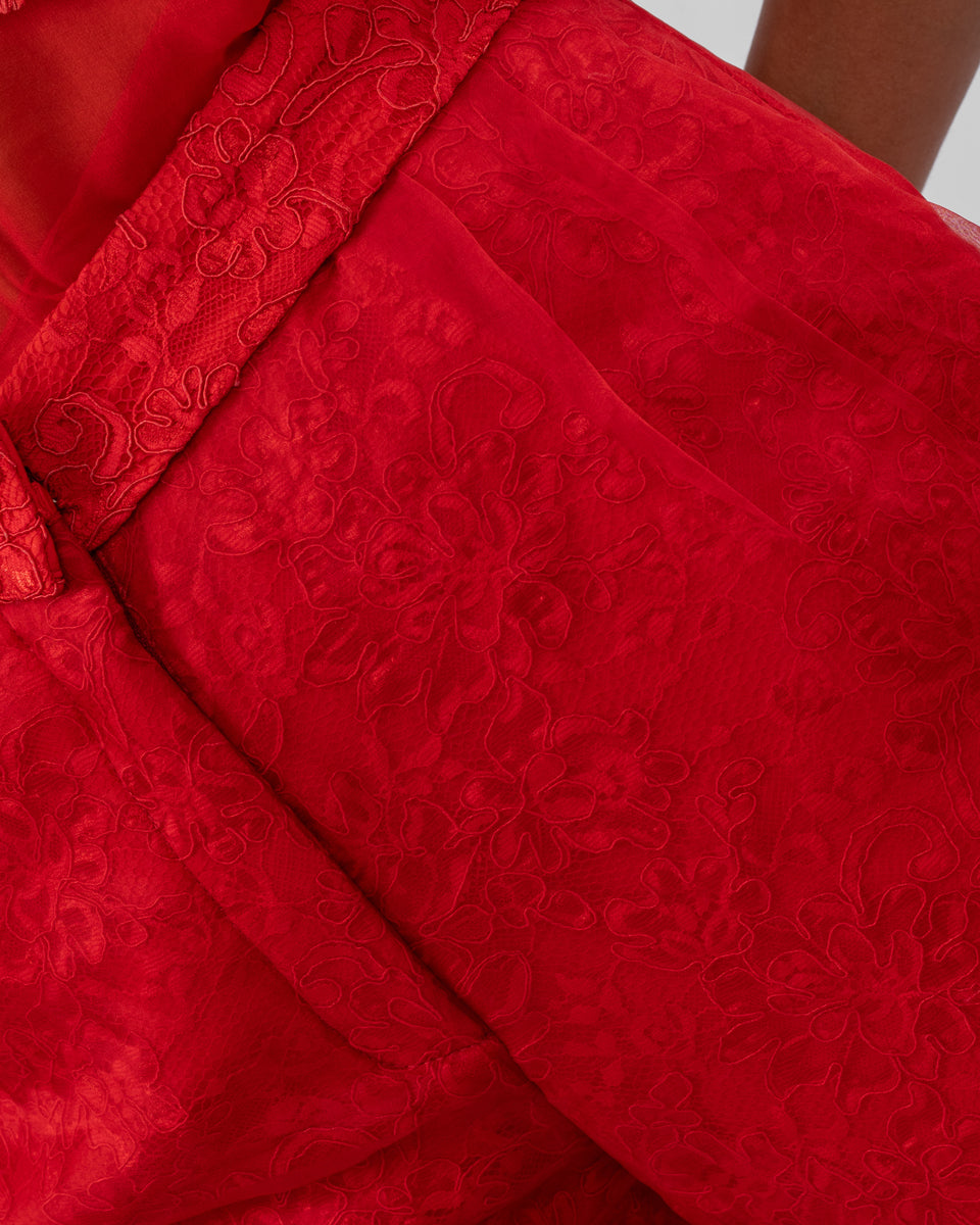 Red shorts