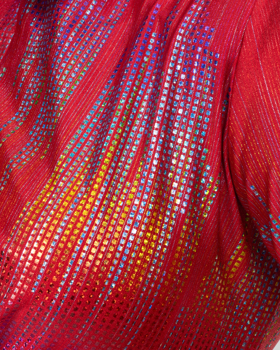 Multicolored midi dress