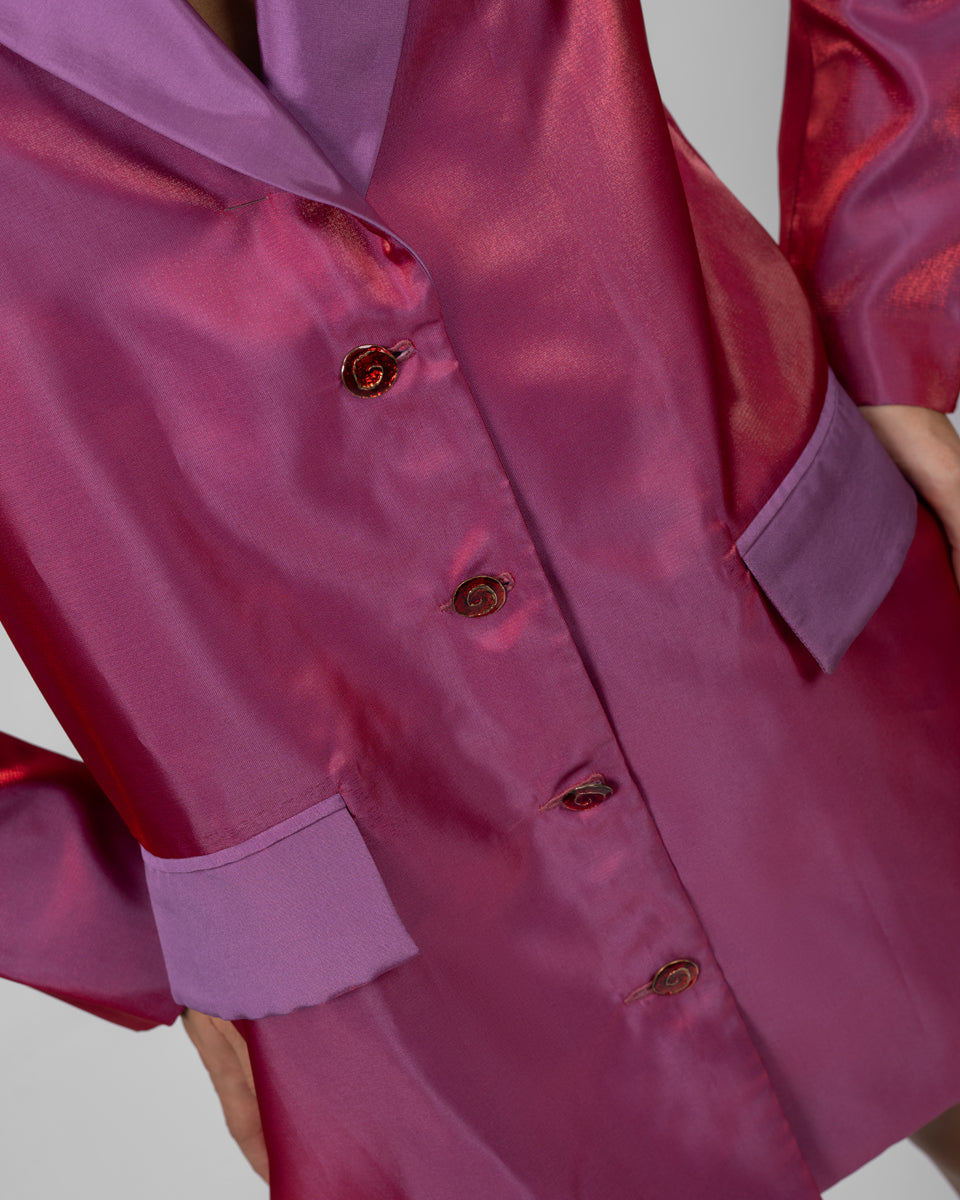 Purple Red mini dress