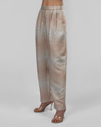 Silk brocade trousers
