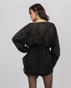 Oversized Top & Balloon Shorts Set