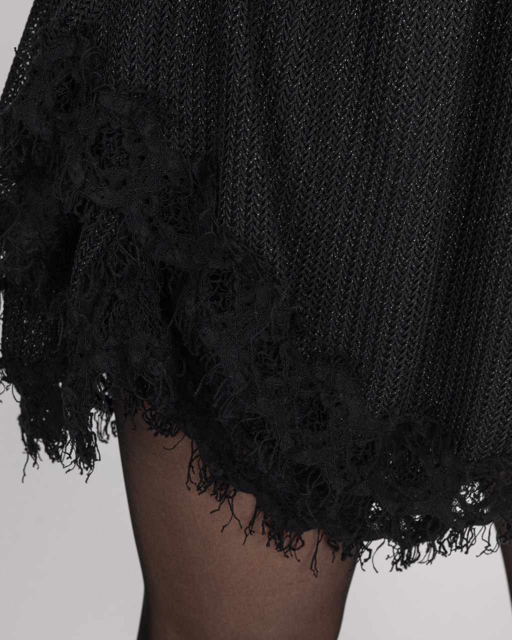 Oversized Top & Loose-Fit Shorts Set - Shimmery Tricot