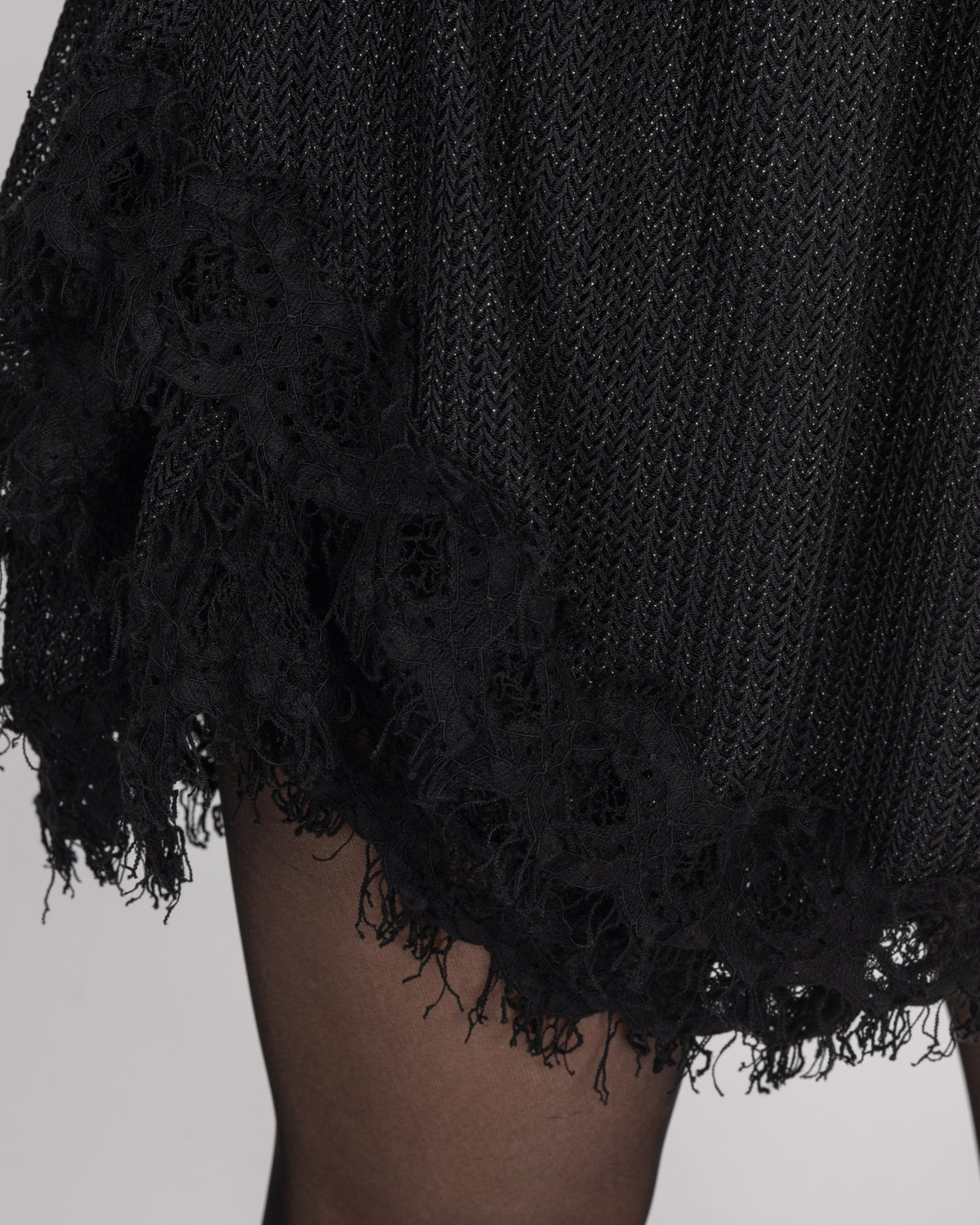 Oversized Top & Loose-Fit Shorts Set - Shimmery Tricot