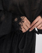 Oversized Top & Loose-Fit Shorts Set - Shimmery Tricot
