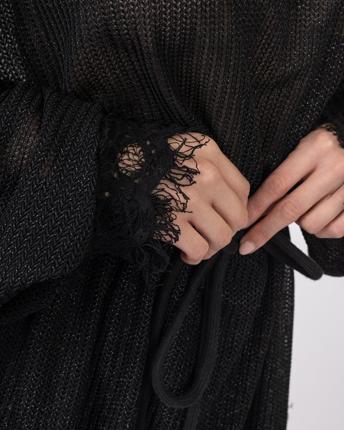 Oversized Top & Loose-Fit Shorts Set - Shimmery Tricot