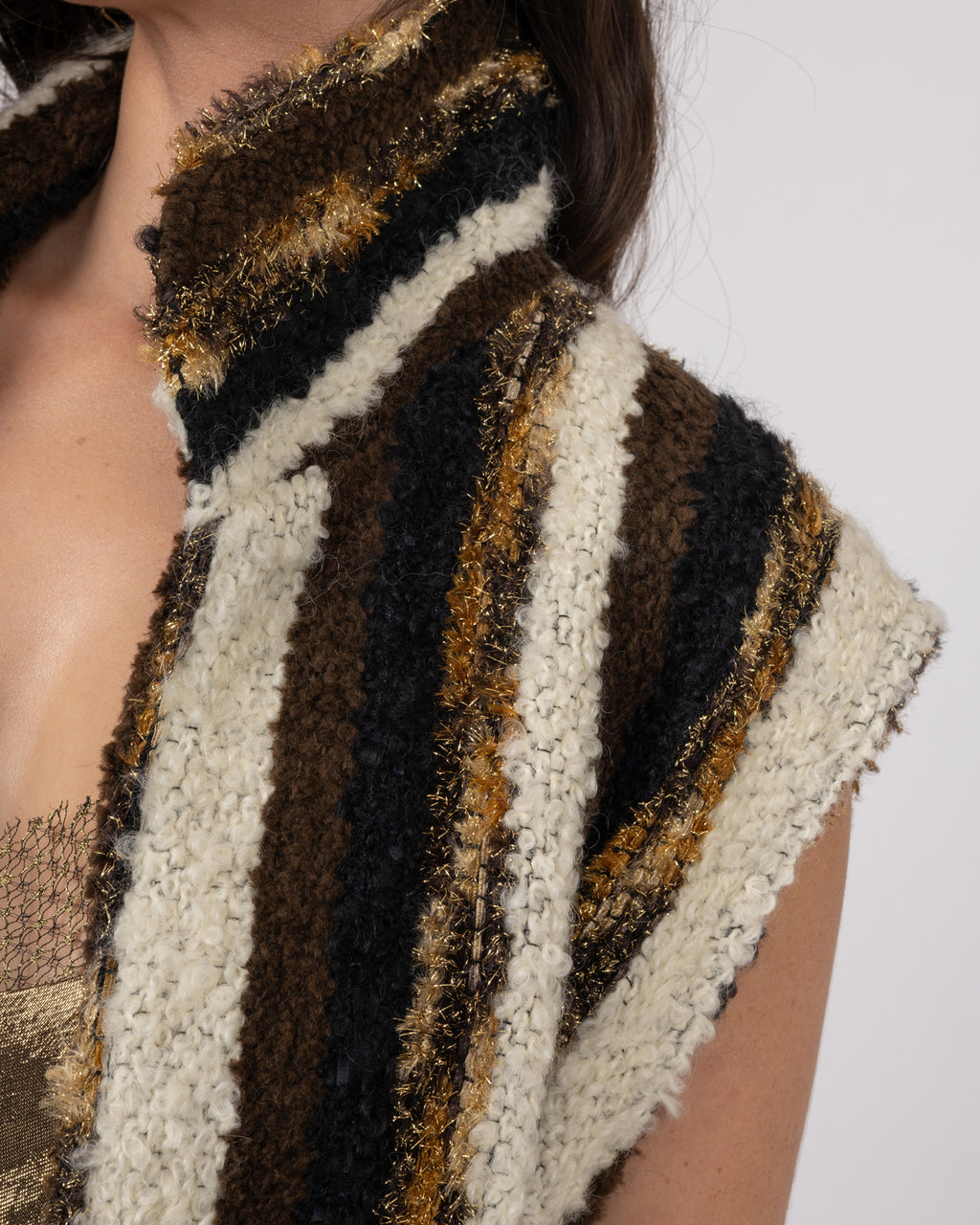 Luxury Tweed Vest