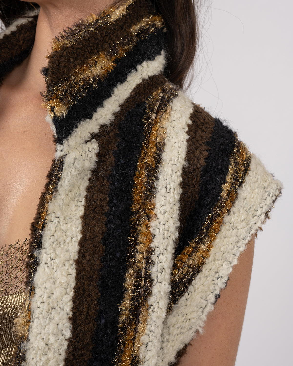 Luxury Tweed Vest