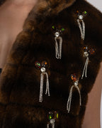 Brown Faux Fur Vest