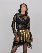 French Lace Long-Sleeve Top