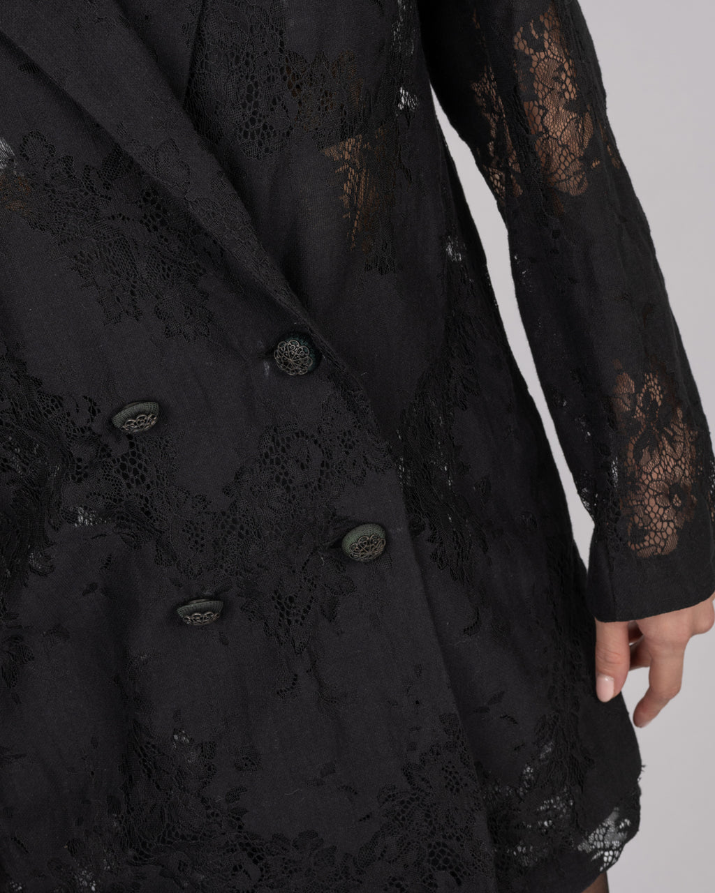 Black Lace Blazer