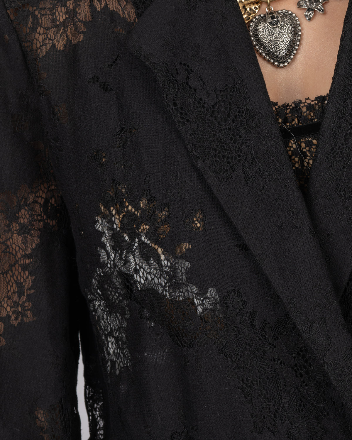 Black Lace Blazer