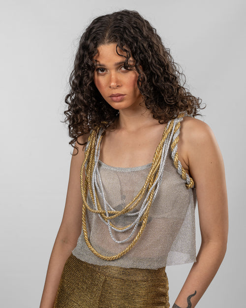 An elevated loose-fit top