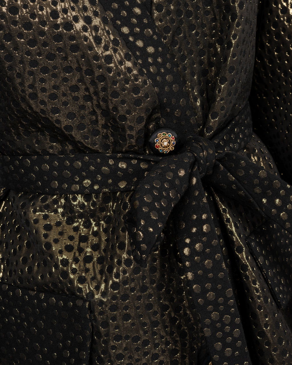 Dotted Brocade Blazer Jacket